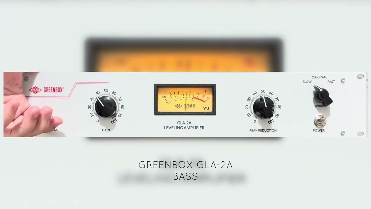 Greenbox GLA-2A Tube Opto Compressor - Review Drums, Bass, Piano