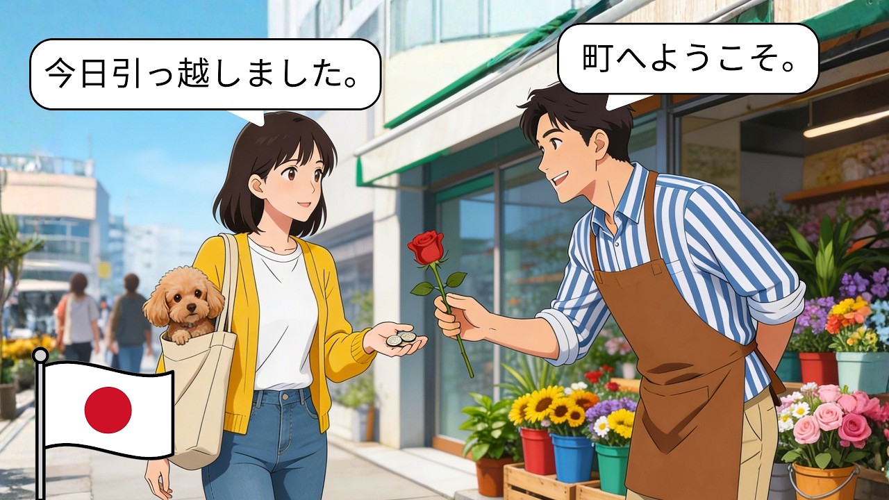 Японский для начинающих – 30 минут, 3 главы (A1–A2 | N5/N4)