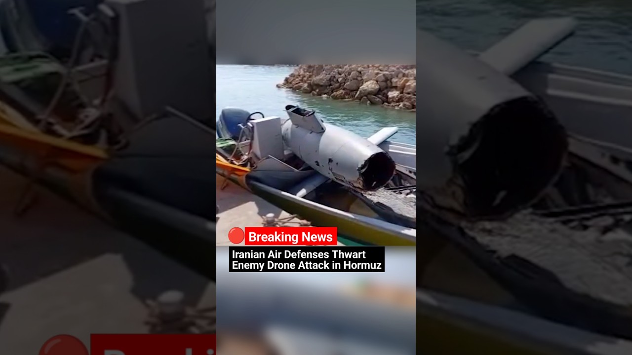 🔴 BREAKING NEWS: Iranian Air Defenses Thwart Enemy Drone Attack in the Strait of Hormuz