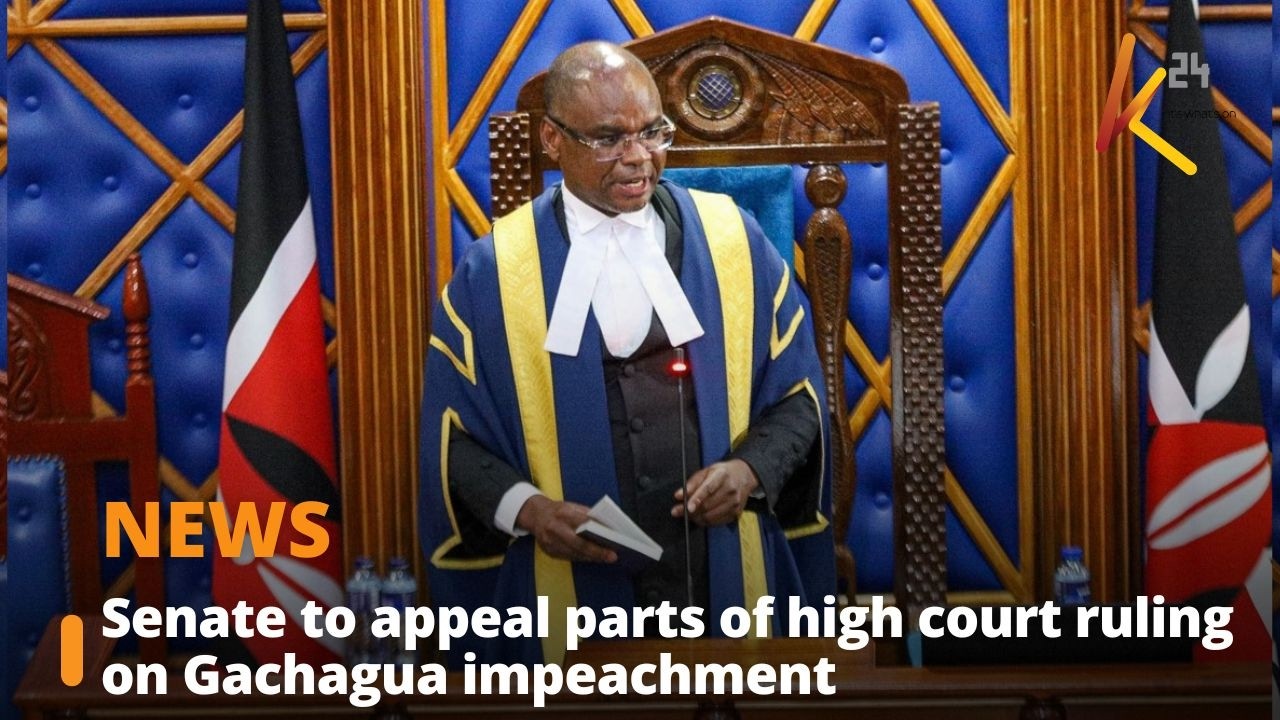 Senate to appeal parts of high court ruling on Gachagua impeachment