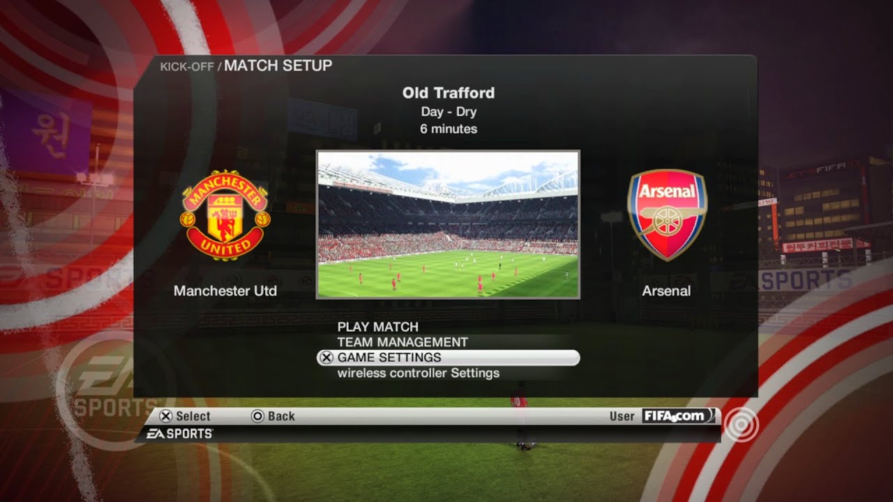 FIFA 10 (2010) - Manchester United vs Arsenal - Gameplay PS3 HD [RPCS3]