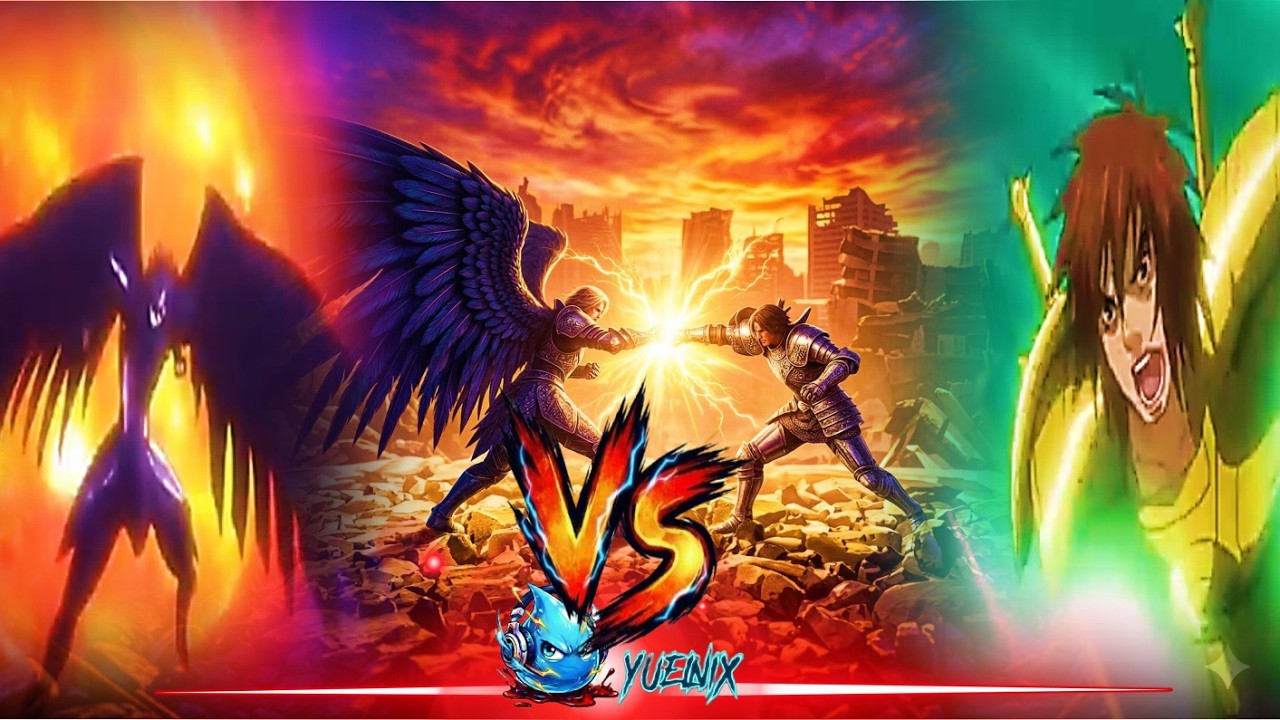 🐉🎵 Dohko de Libra VS Kagaho de Bennu🔥🌌 // The Lost Canvas Saint Seiya // Yuel Nix