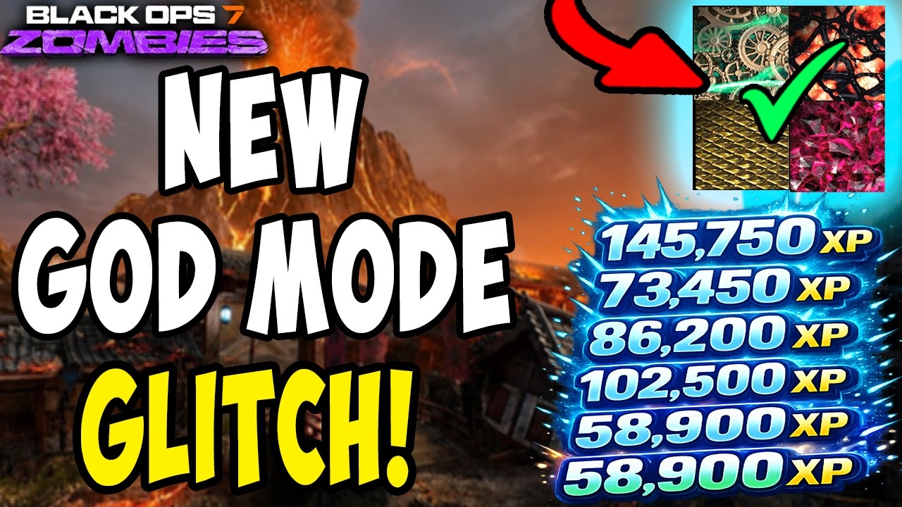 NEW SOLO GOD MODE XP GLITCH! INFINITE XP + FAST WEAPON XP FARM (BO7 ZOMBIES)