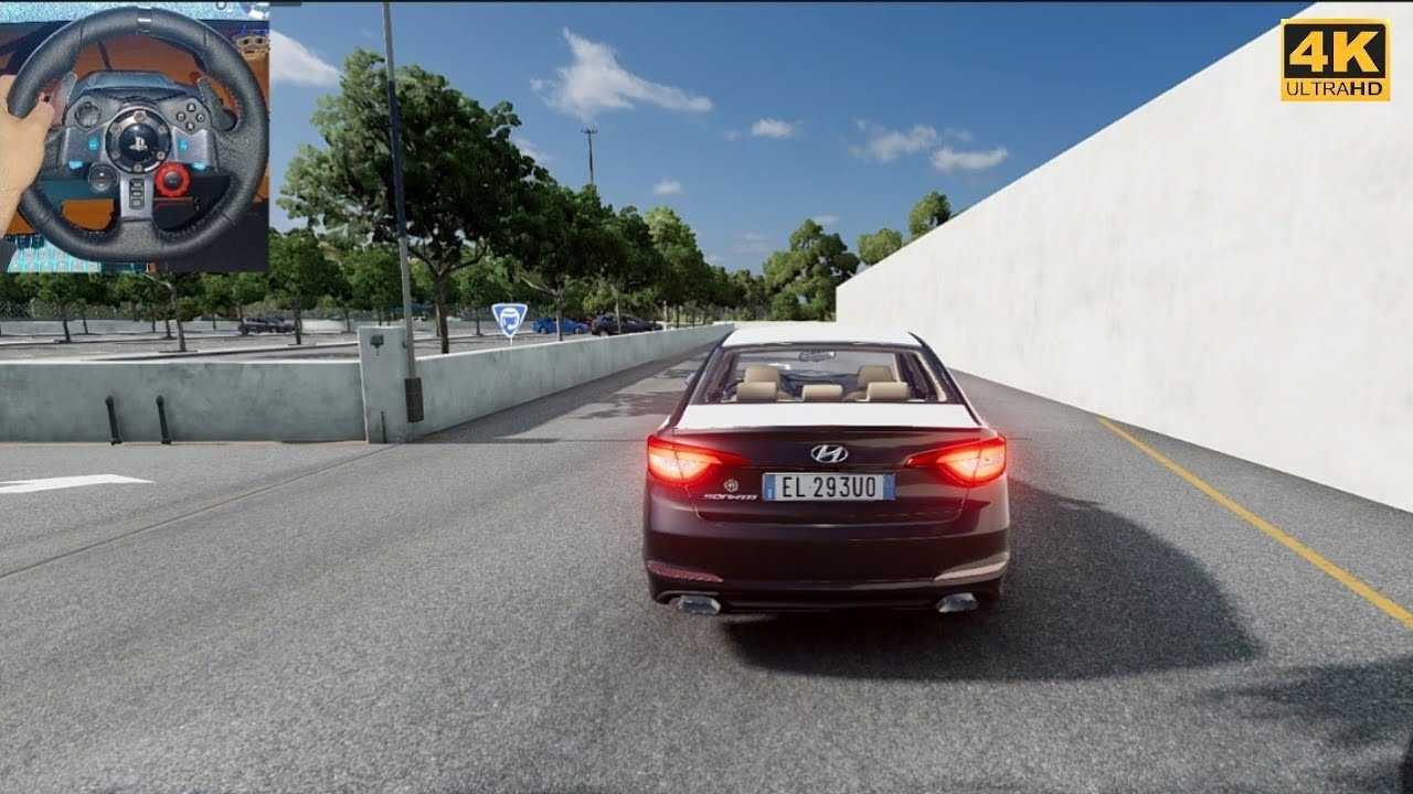 Hyundai Sonata - Realistic POV Driving & Smooth Ride in 4K | Logitech G29 | BeamNG.drive