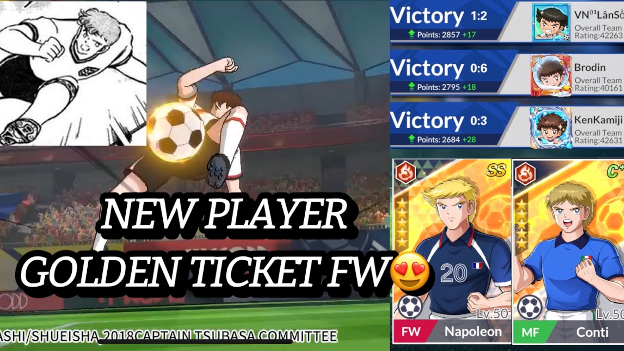 NEXT BANNER PLAYER, FW FROM ENGLAND GOLDEN TICKET?! COUNTER ZINO KAH? CAPTAIN TSUBASA: ACE
