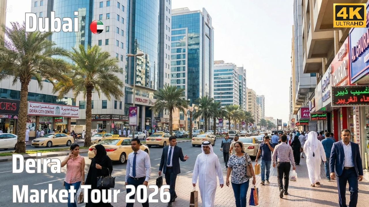 Dubai Deira affordable Market [4K] Tour 2026 | Used & New Furnitures | Home Appliances & Phones