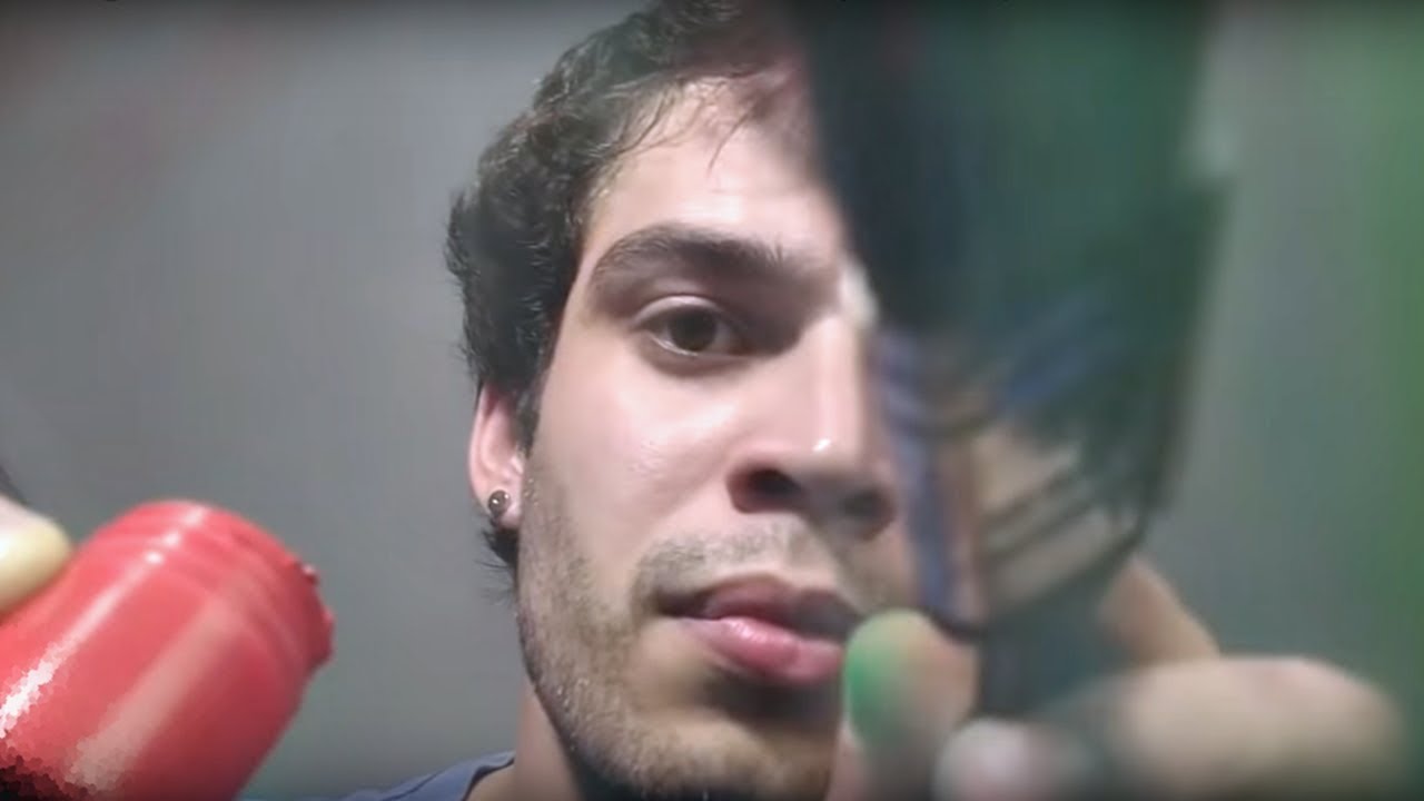 ASMR Pintando a sua tela de verdade (ROLEPLAY) Sons de pincel Binaurais
