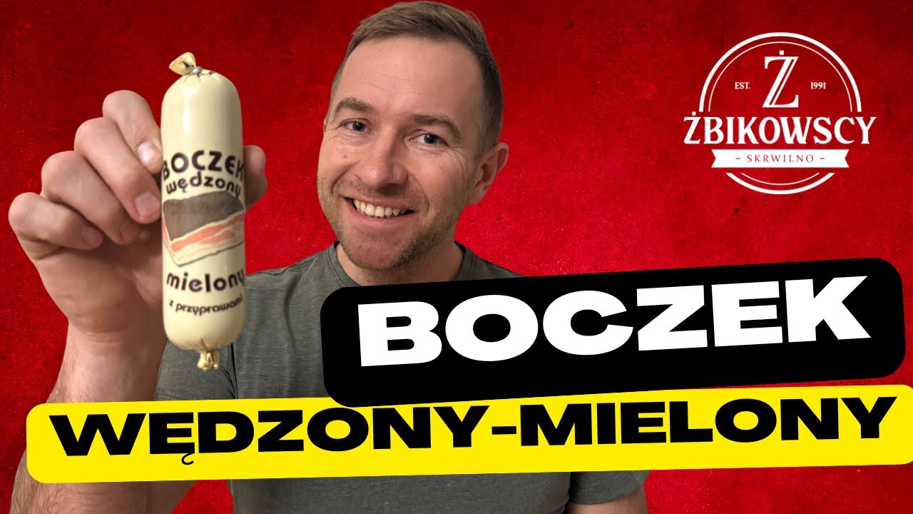 Boczek wędzony mielony z przyprawami!