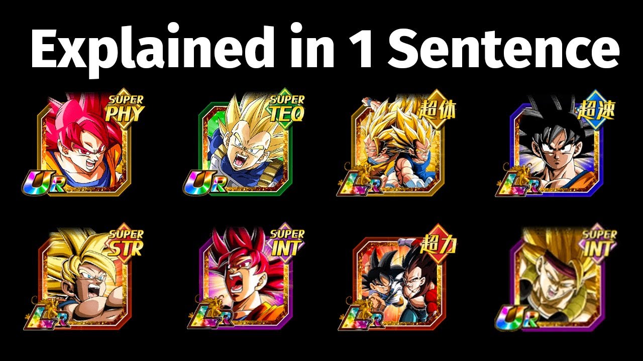 Explaining 20 Dokkan Battle units in 1 Sentence (Pure Saiyans)