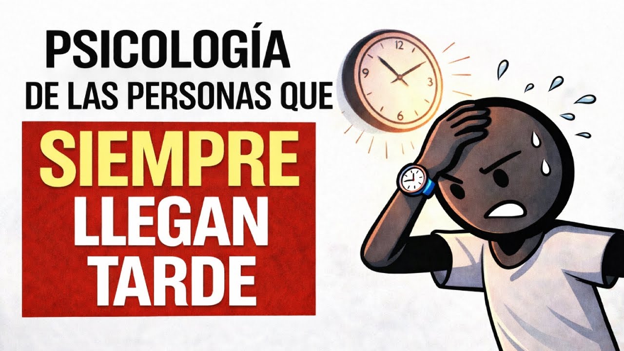 PSICOLOGÍA de las personas que SIEMPRE llegan tarde