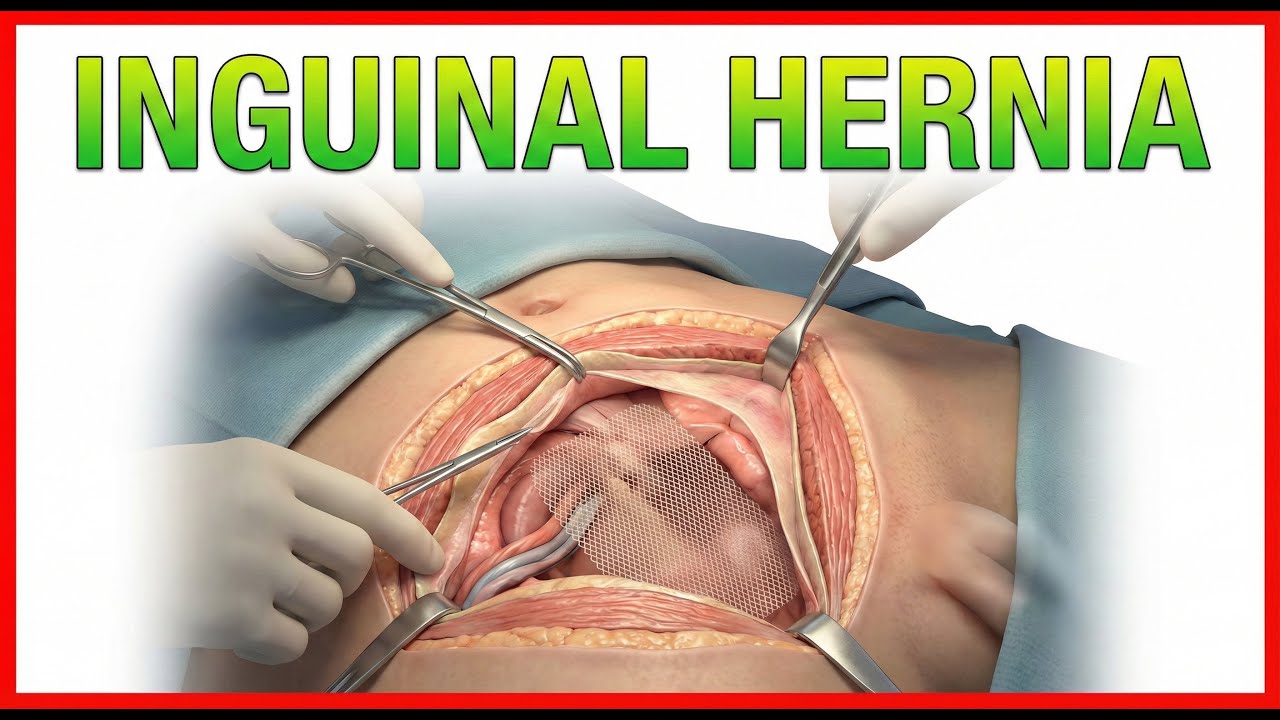 Inguinal Hernia: Indirect Inguinal Hernia, Direct Inguinal Hernia, Treatment: Surgery