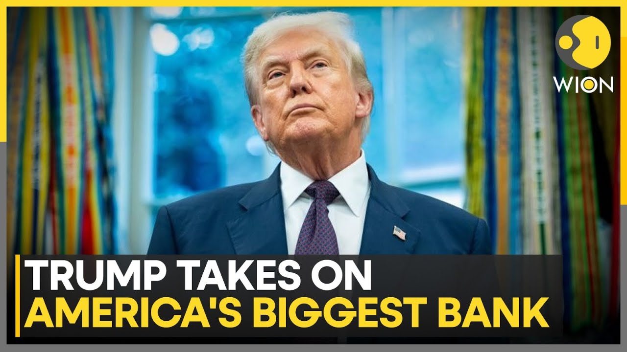 Donald Trump Accuses JP Morgan of Political Bias | WION NEWS