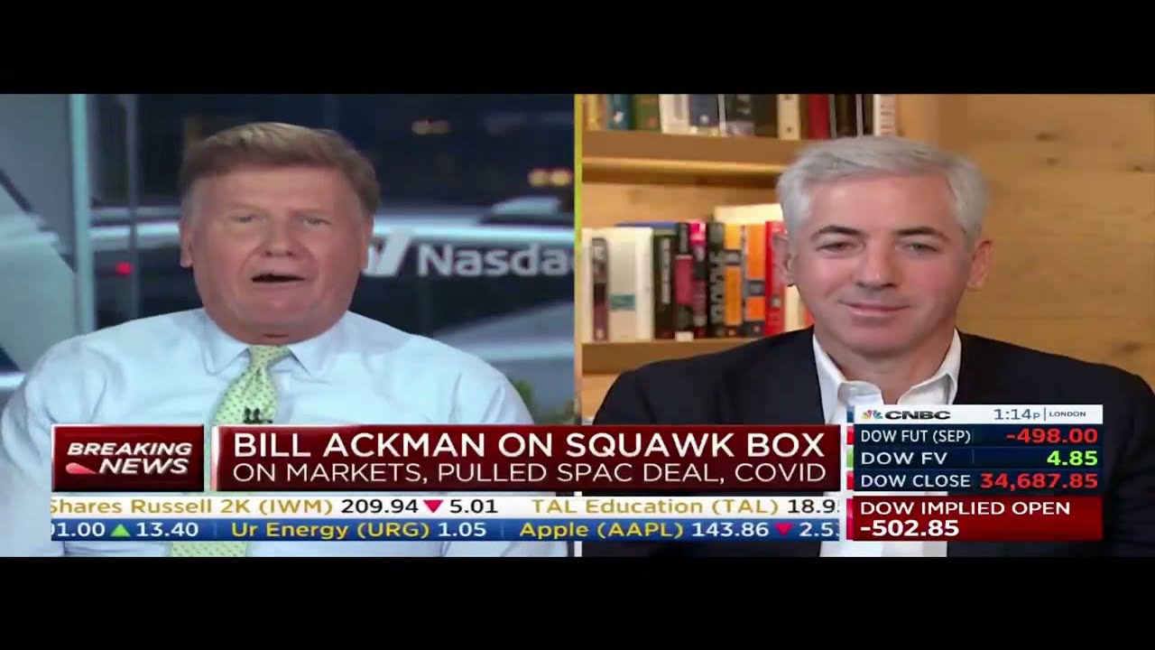 Bill Ackman (CNBC FULL VIDEO): PSTH SPAC merger failure with Universal Music Group