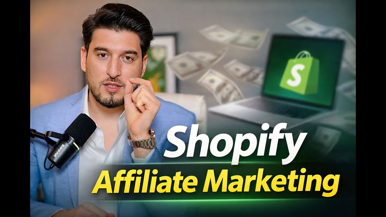چگونه در سال ٢٠٢٦ با شاپيفاى افیلیت مارکتینگ یک تجارت رایگان راه‌اندازی کنیم | Shopify 