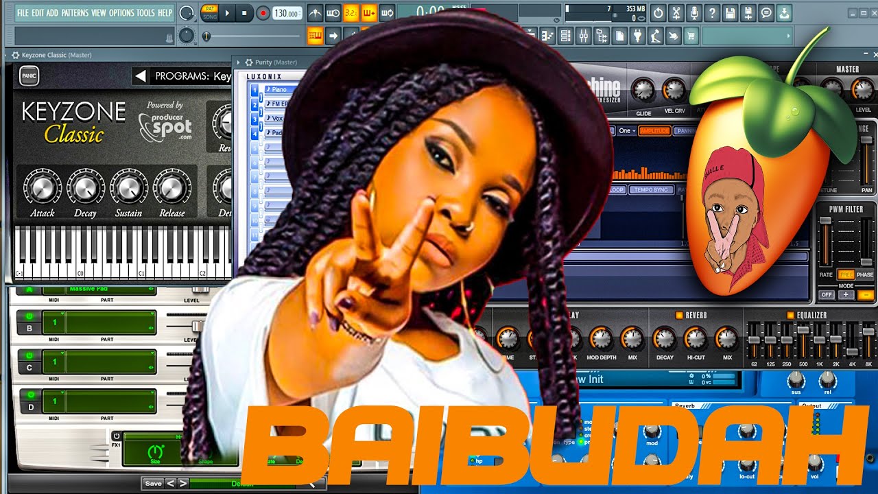 How to make BAIBUDA Beat in FL STUDIO 20 tutorial {MAFUNZO A-Z African style}