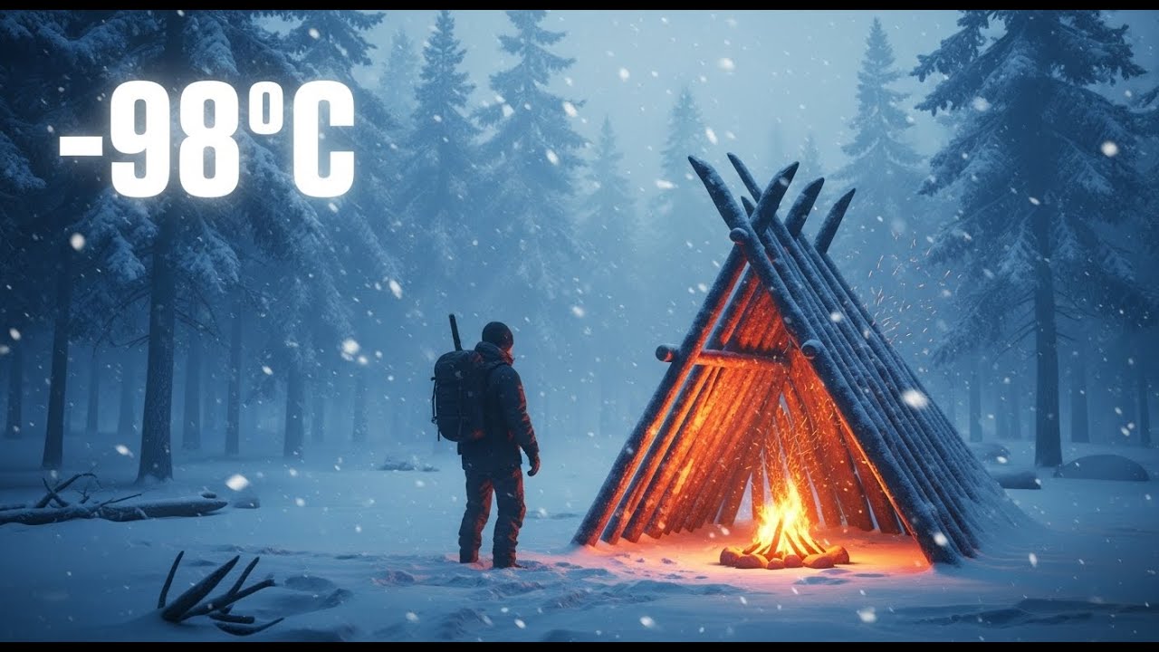 Surviving -98°C ❄️ Extreme Cold Test in the Frozen Wilderness