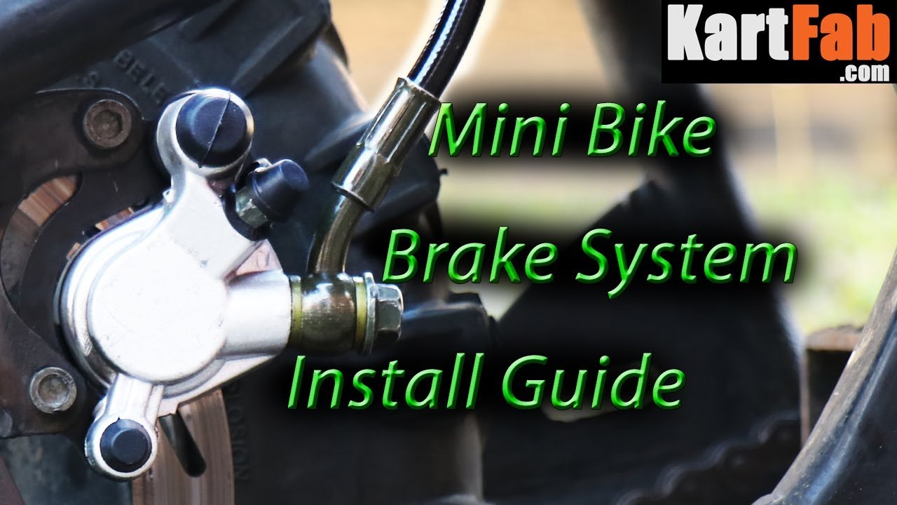 Тормозная система мини-велосипеда: установка и регулировка гидравлического комплекта