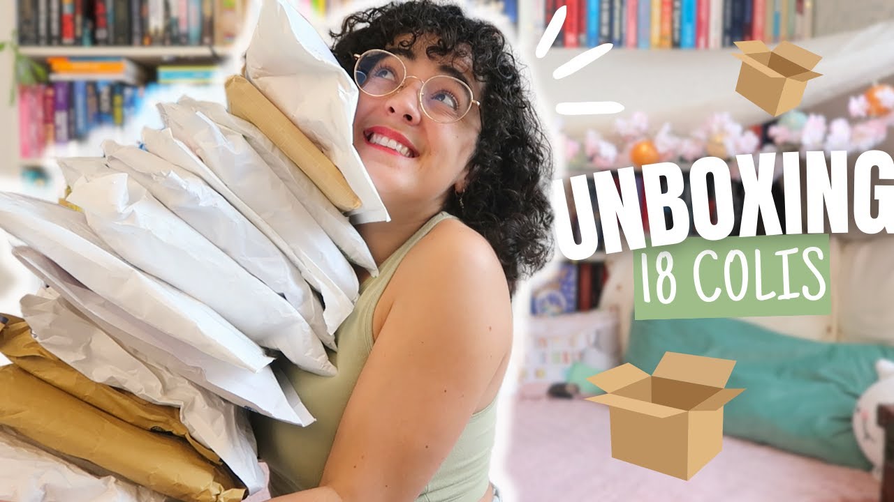 18 colis de LIVRES à ouvrir 😳📚