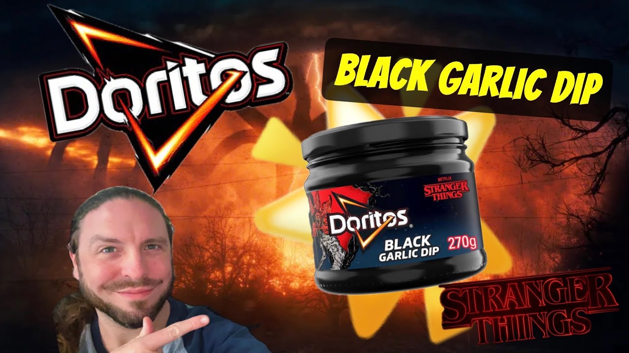 Doritos - “Stranger Things” Black Garlic Dip 🧄 