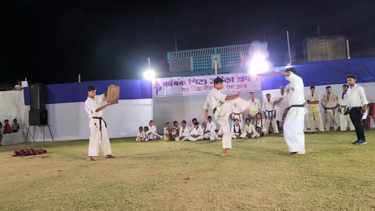 Karate Demonstration by Dynamic Martial Arts Traning Club, Nilkuthi Danga Dojo, KKOI