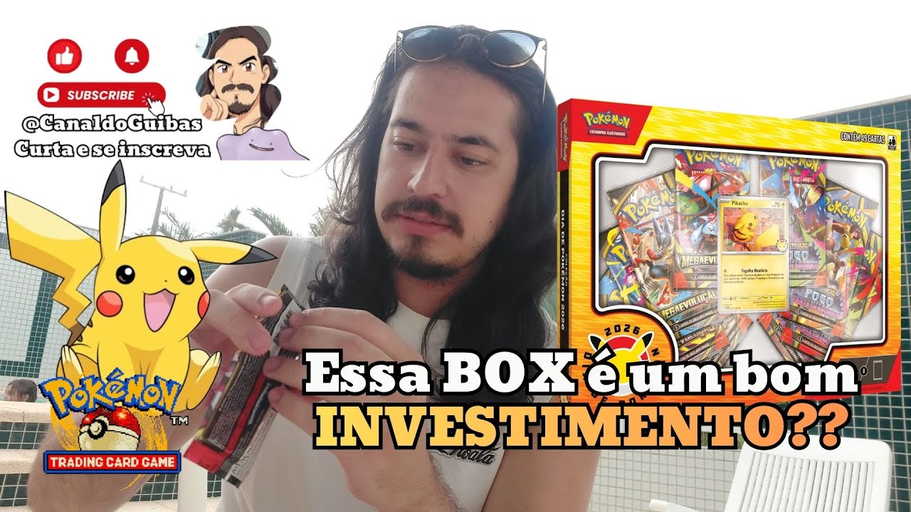 ESSA PROMO DO PIKACHU vai valorizar DEMAIS!!!! #PokemonTCG #PokemonTCGDay2026 #UnboxingPokemon