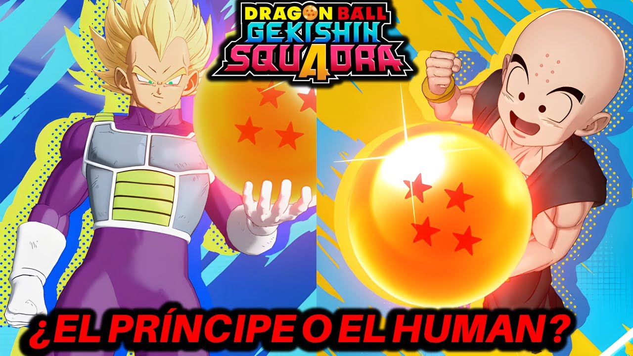 Dragon Ball Gekishin Squadra | ¿EL HUMANO O EL PRÍNCIPE? 👑 Krilin y Vegeta en Ranked