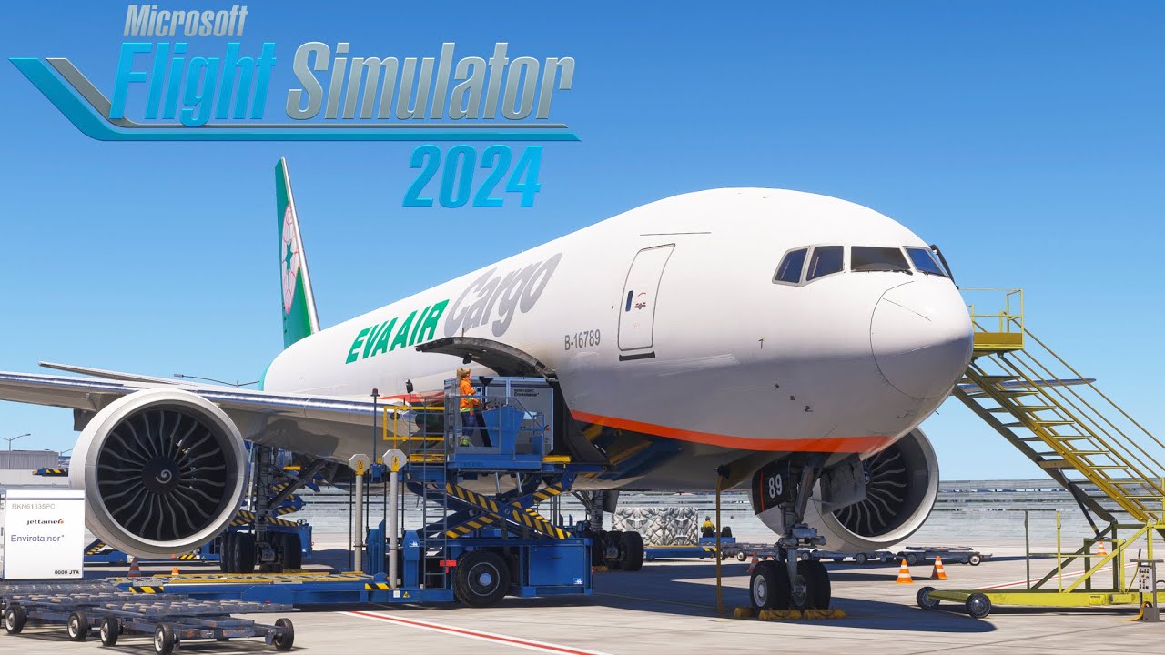 MSFS 2024 | EVA Air Cargo Ops | Los Angeles (LAX) ✈ San Francisco (SFO) | PMDG 777F | #msfs2024