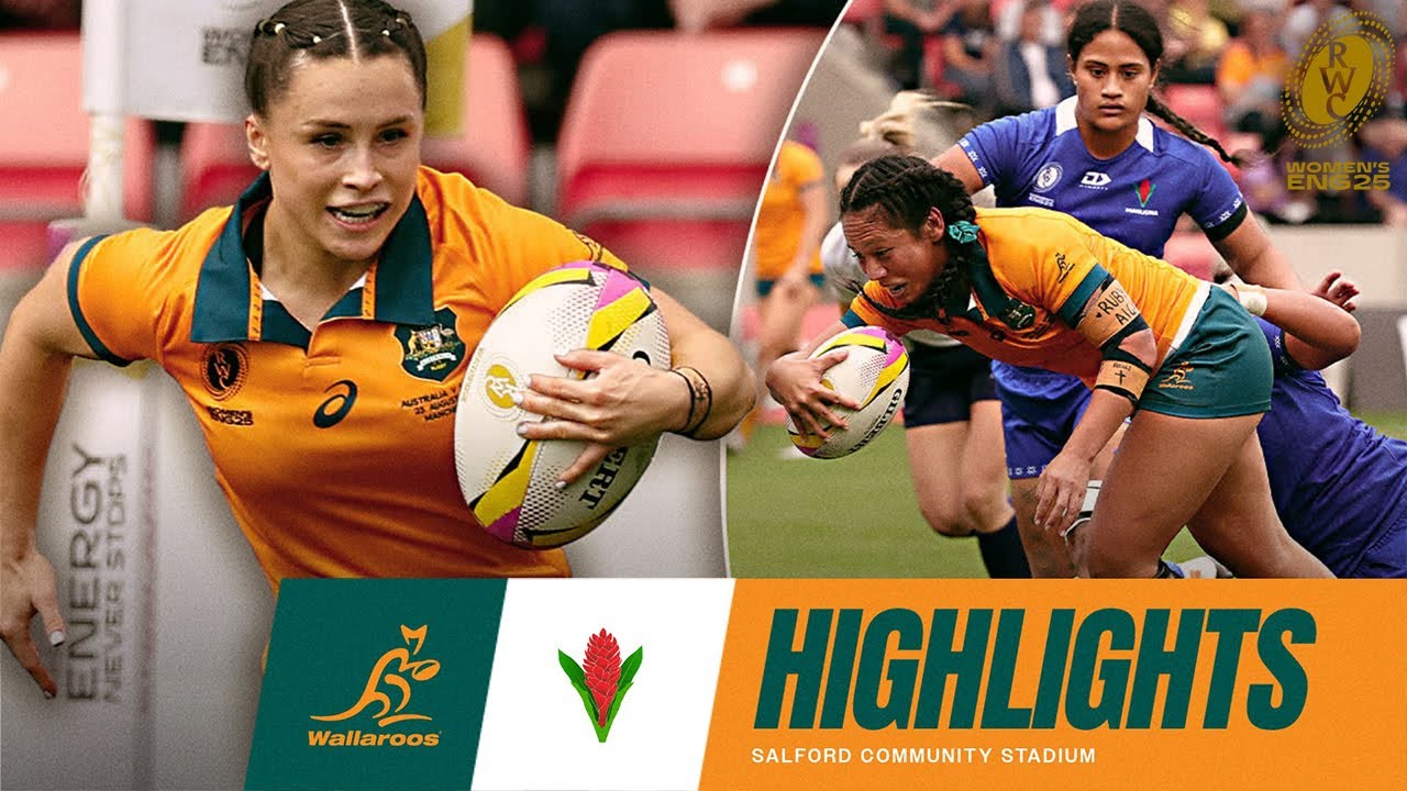 Wallaroos v Samoa Highlights | Women's Rugby World Cup 2025