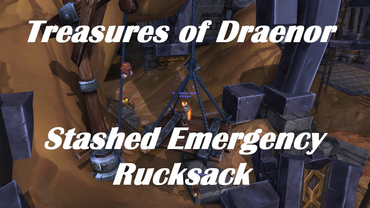 World Of Warcraft - Treasures of Draenor - Stashed Emergency Rucksack (Gorgrond)