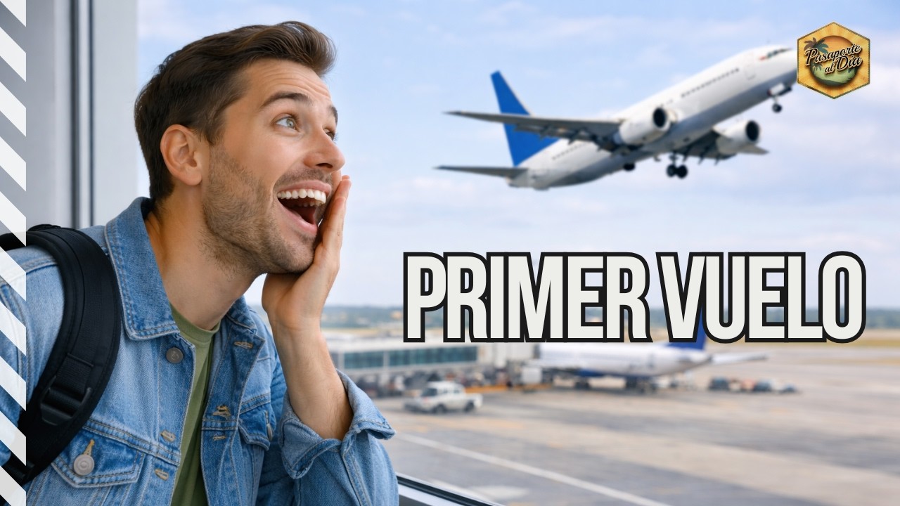 ✈️ Primer viaje en avión ✅  [Paso a paso] Desde el aeropuerto hasta el aterrizaje 🛬