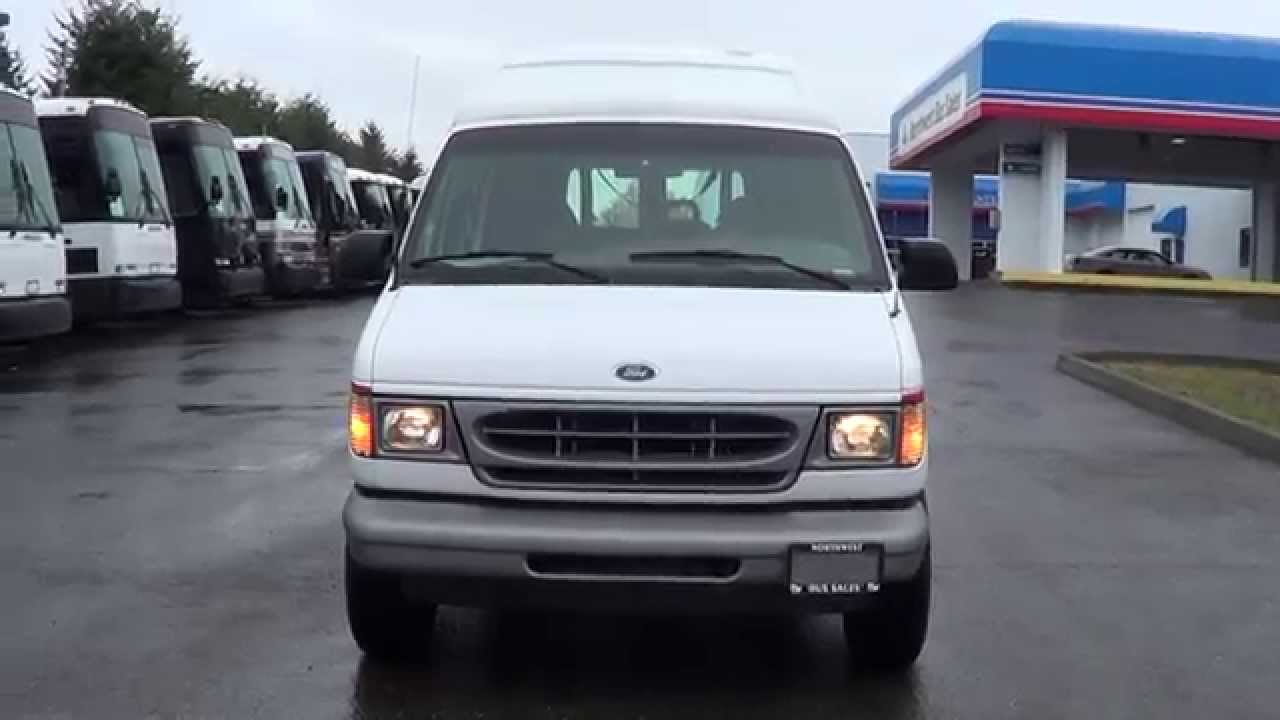 Northwest Bus Sales Used 2002 Ford E350 CommTrans Wheelchair Lift Van S40123