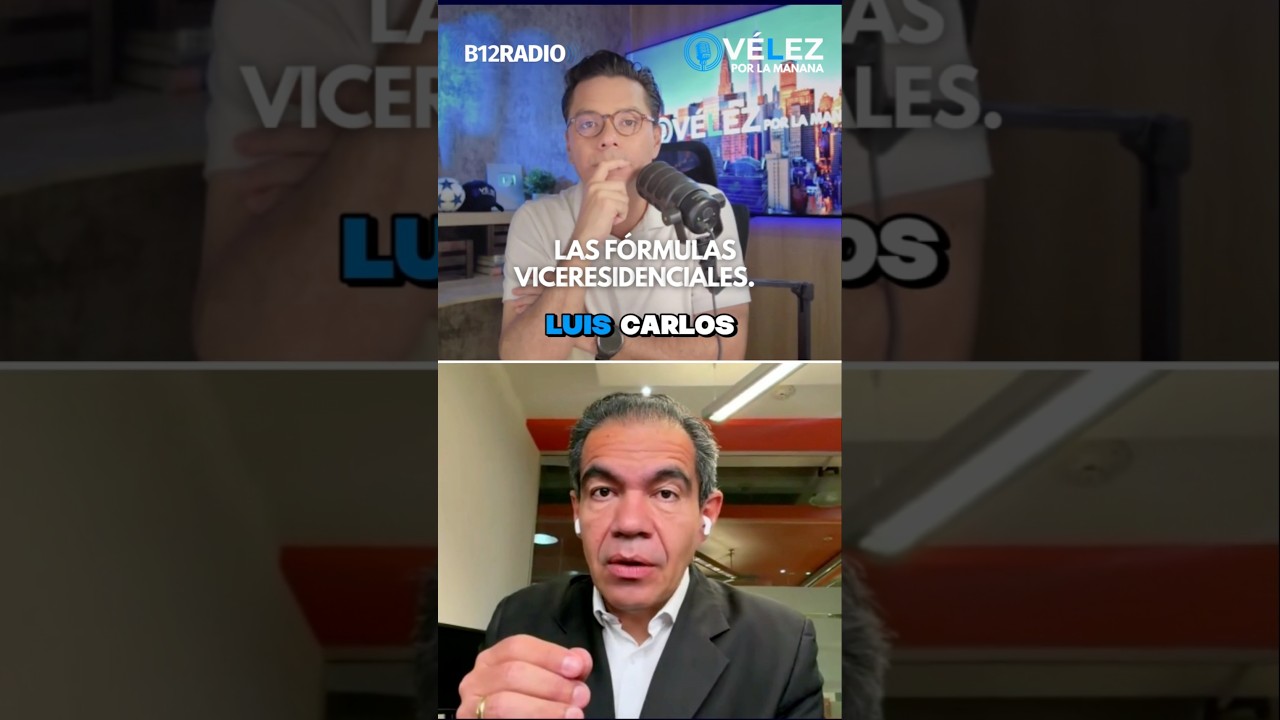 Las f&oacute;rmulas vicepresidenciales #velezporlamanana