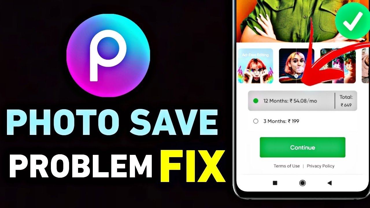picsart not working photo saving problem solved | picsart photo not save problem solve