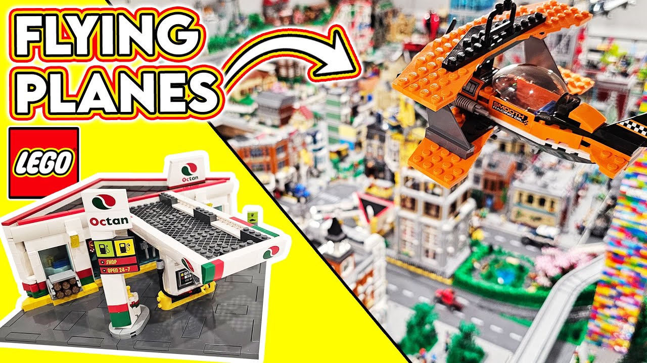 Planes Hung! New Octan Gas Station! LEGO City Update