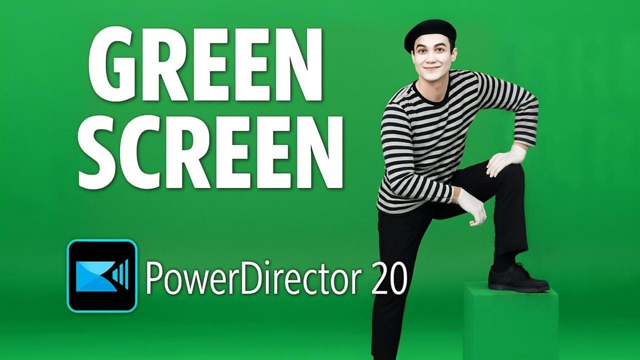 How to Use Chroma Key for GREEN SCREEN in PowerDirector