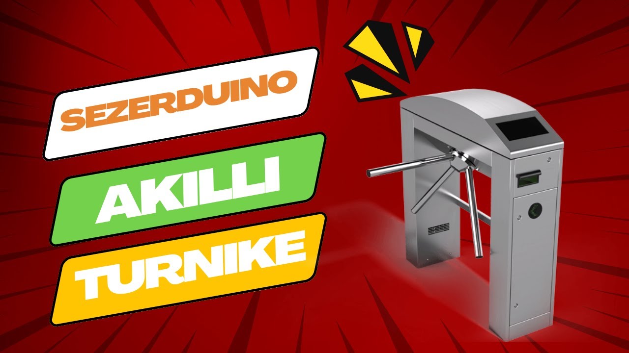 SezerDuino Turnike Ge&ccedil;iş Kontrol Sistemi #arduino