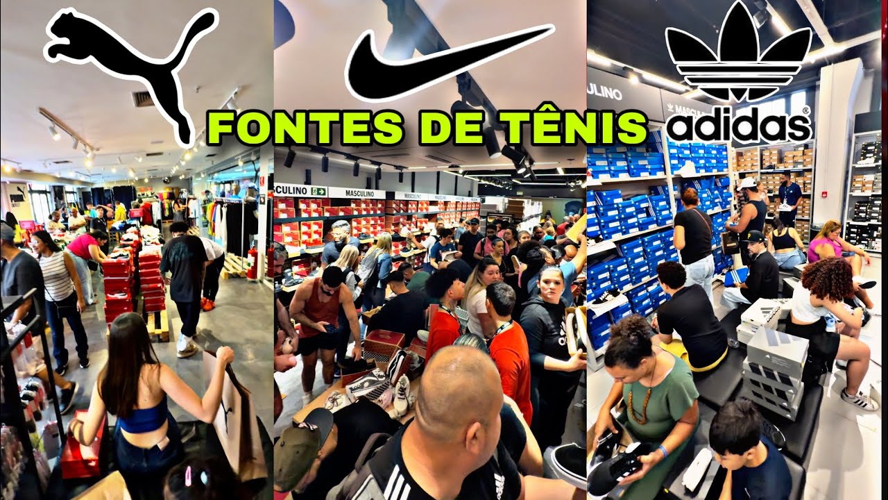 OUTLET BARATO no Brás - Sp e Centro - Fui direto nas fontes comprar tênis no Brás