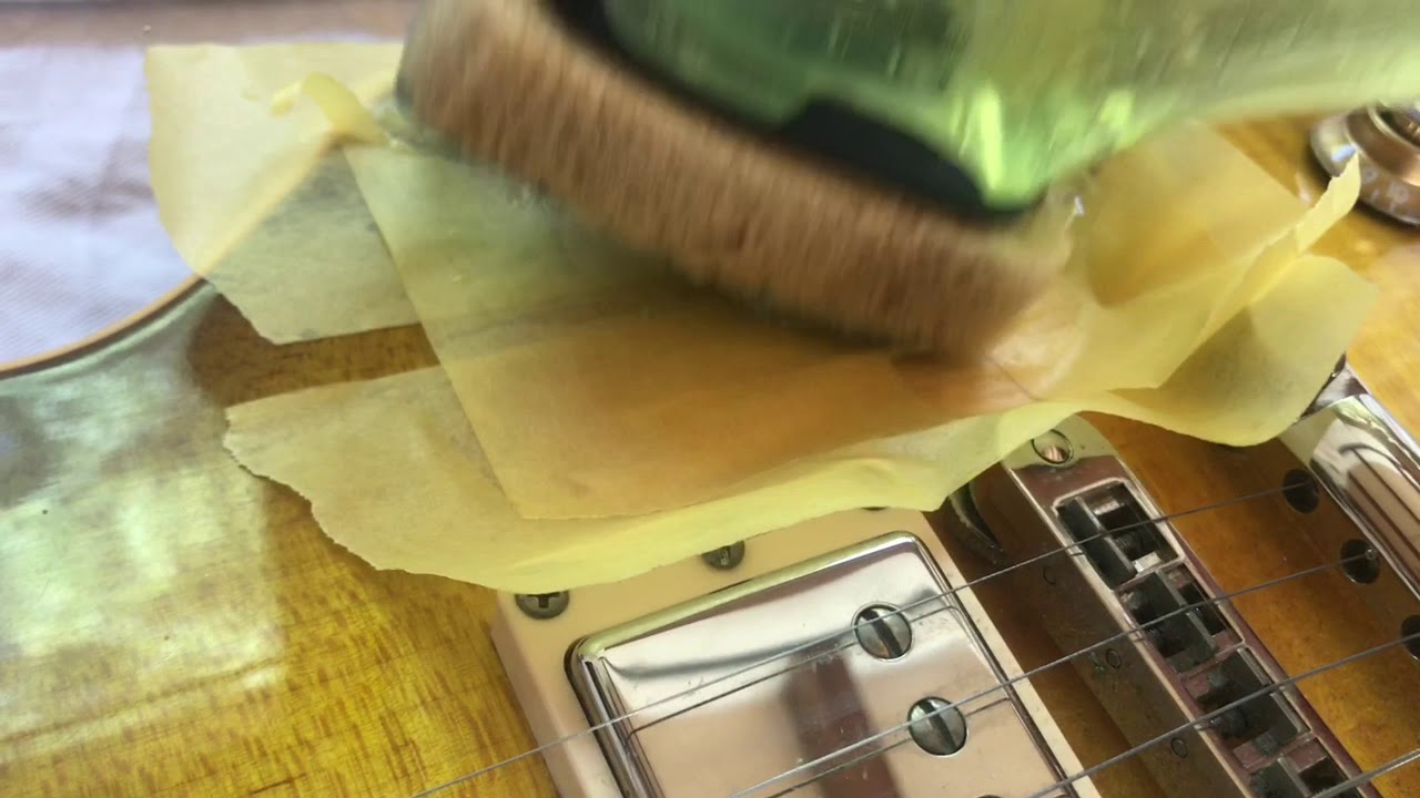 Repair of Guitar Lacquer Gibson Les Paul