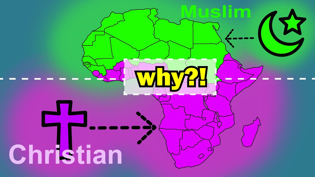 Why is North Africa Muslim and Southern Africa Christian?!