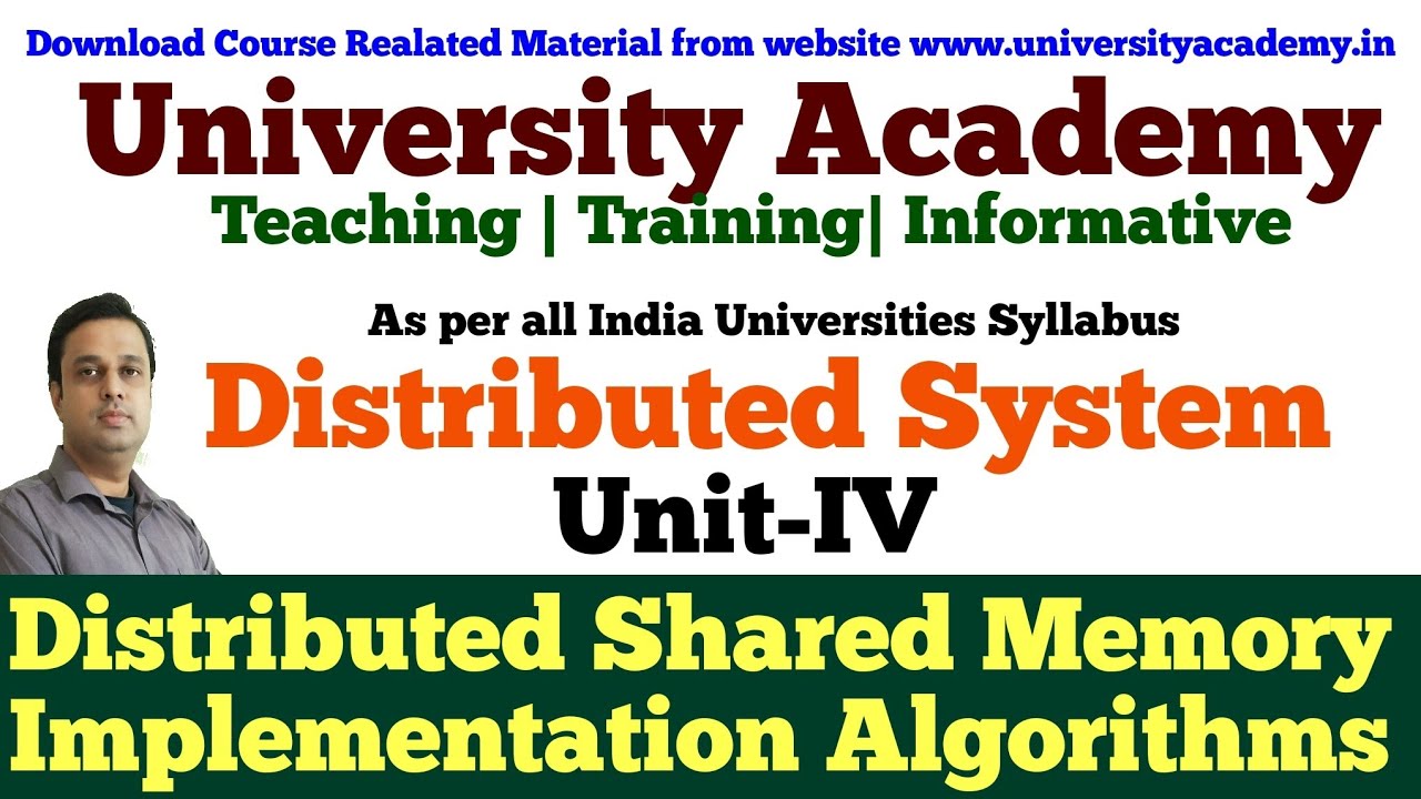 DS28:Distributed Shared Memory| Algorithm for implementation Shared Memory| Central-Server Algorithm