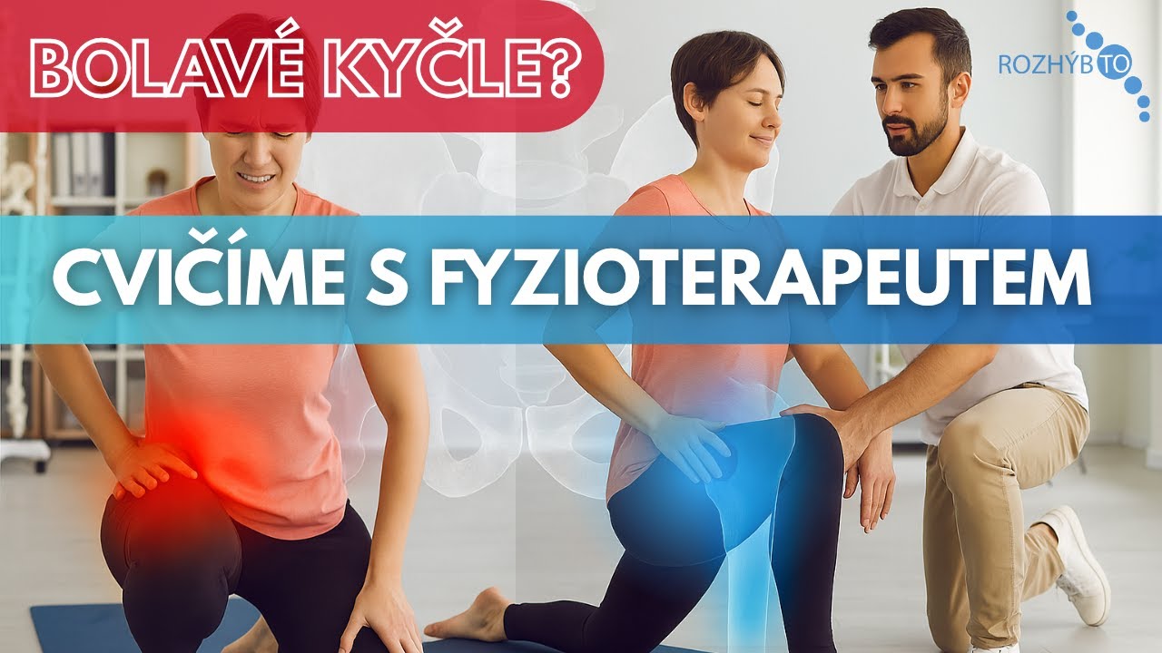 Bolavé kyčle? Fyzio cvičení, které skutečně pomáhá