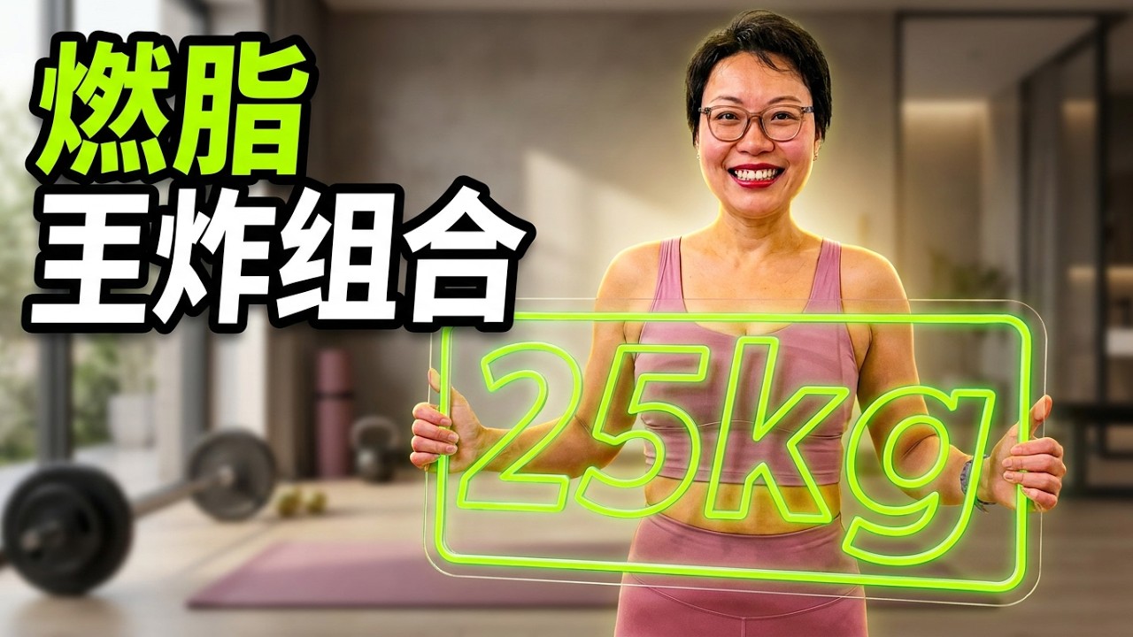 什么运动燃脂效果最好？90%的减肥减重人都搞错了！瘦25kg的王炸组合大公开！