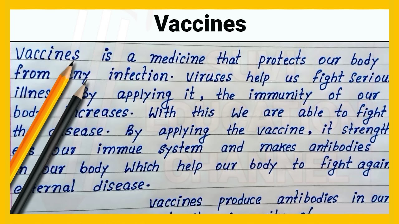Write English Paragraph on Vaccines How to write English essay on Vaccines |Simple English paragraph