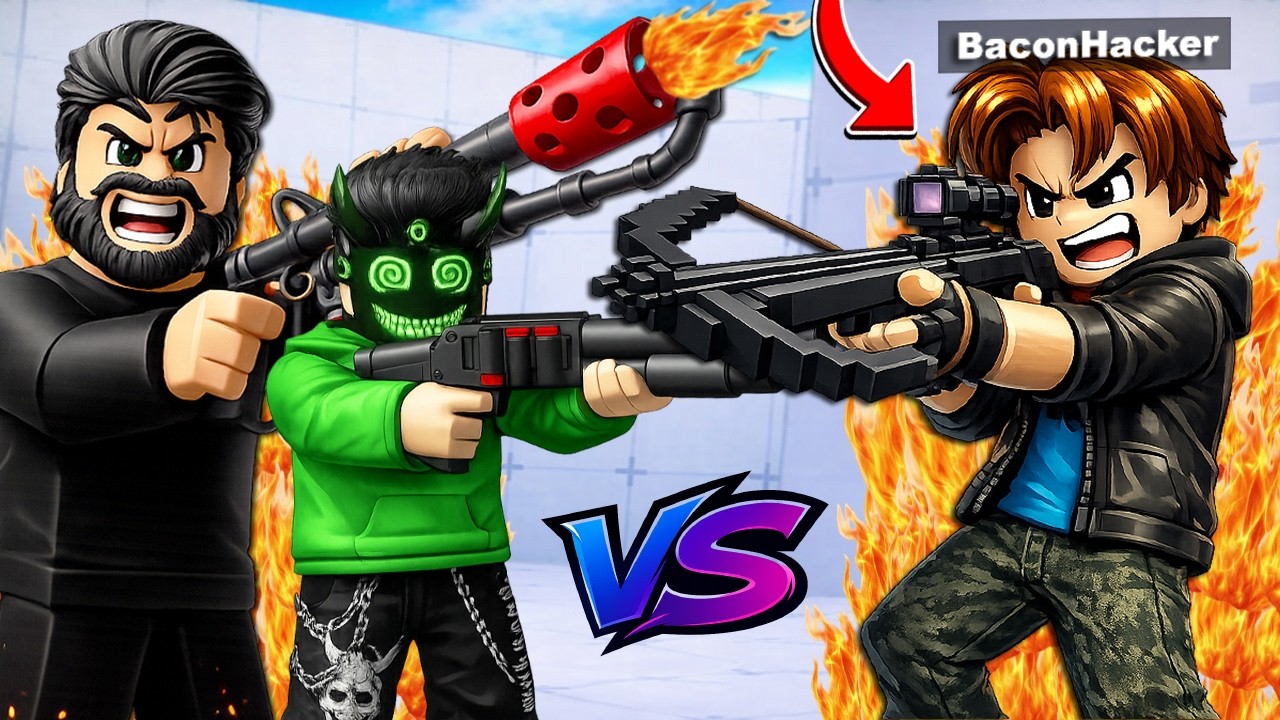 2 vs 1 in RIVALS cu Bacon Hacker! IL DISTRUGEM