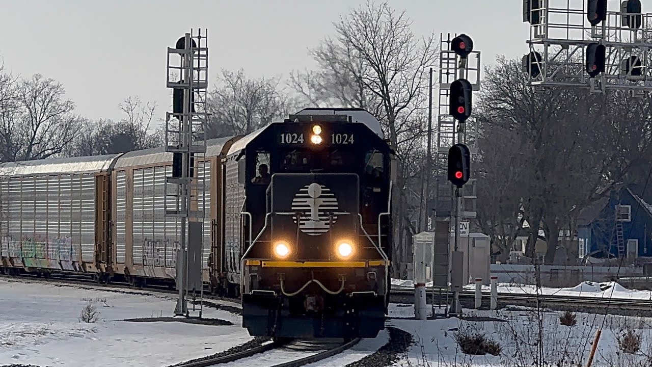 Mini Rush Hour in Durand, MI! ft. BCRail trailing and a Solo Illinois Central + more! (2/10/26)
