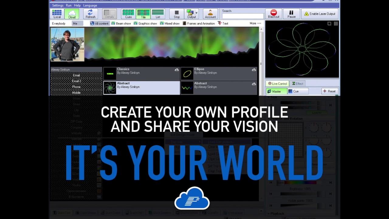 FREE Laser Shows - Welcome to the Pangolin Cloud