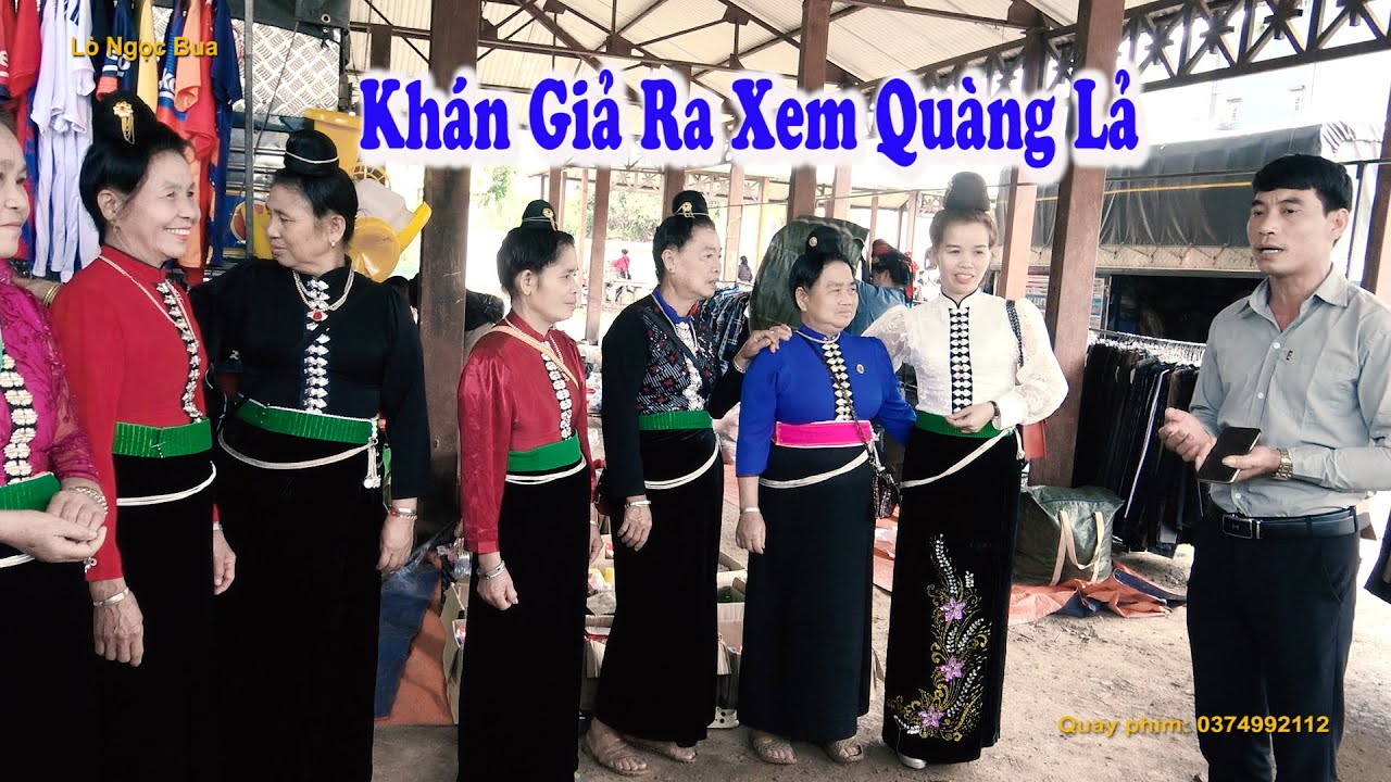 Quàng Lả Thăm Chợ Mường Giôn, Quỳnh Nhai Và Hát Tặng Fan Hâm Mộ Rất Hay