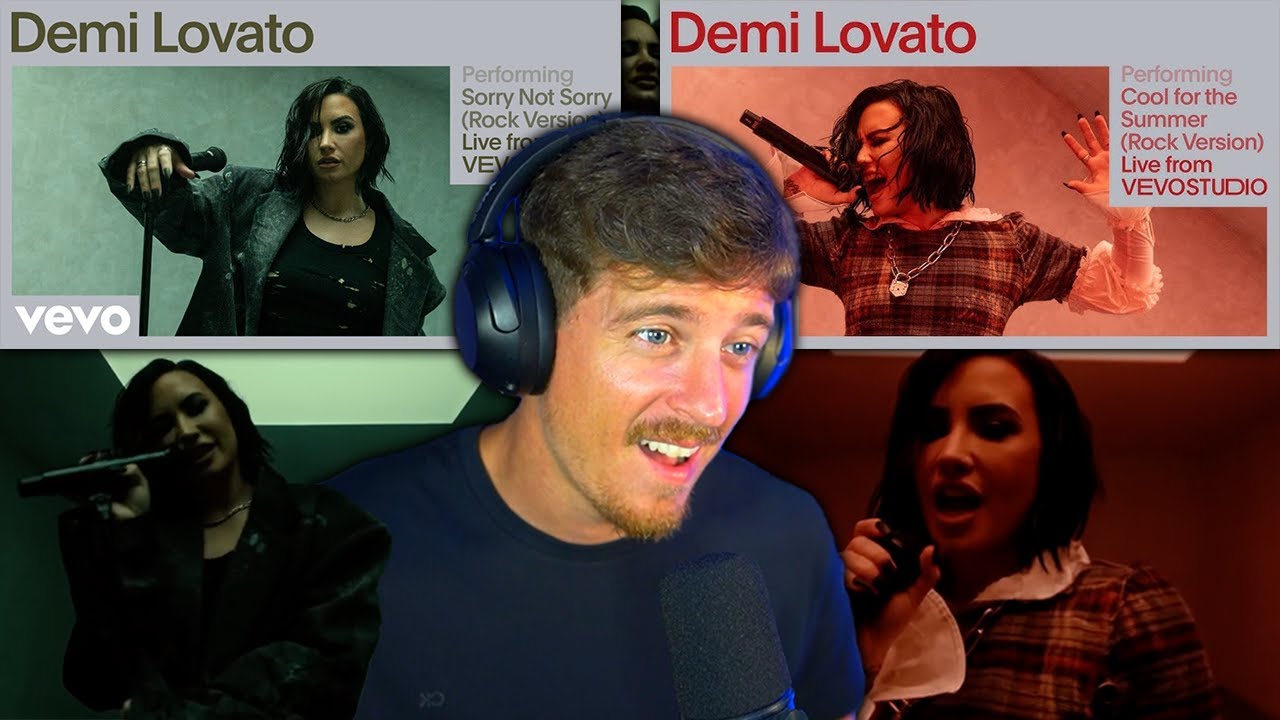 Demi Lovato - Sorry Not Sorry & Cool For the Summer (Rock Version) FIRST REACTION