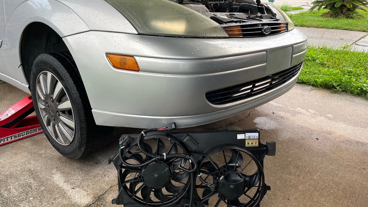 2004 Ford Focus Radiator Fan/ cooling fan replacement