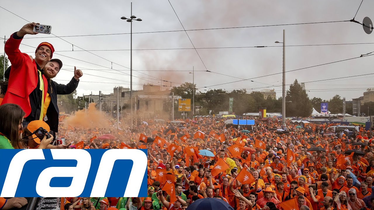 EM 2024: Oranje-Fans feiern wilde Fußball-Party in Leipzig